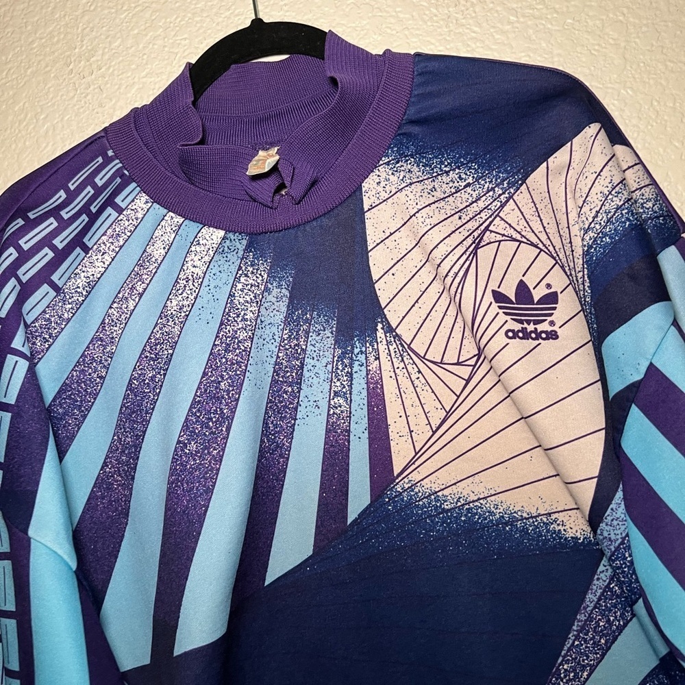 ⚽️Adidas Vintage 90s Long Sleeve Goal Keeper Soccer Jersey⚽️ - Picture 9 of 15